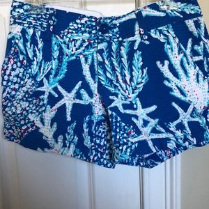 $68 Lilly Pulitzer Callahan Shorts Size 4
